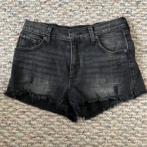 Lucky Brand dark wash jean shorts